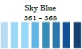 Appletons Crewel #563 Sky Blue